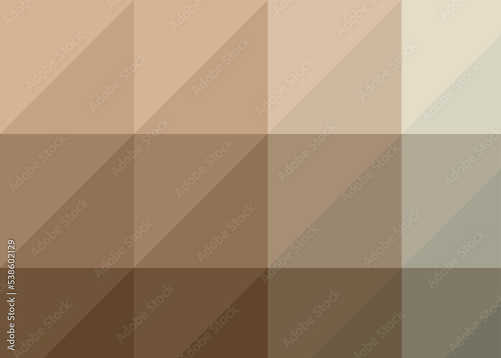 Fototapeta premium Abstract color Low-Polygones Generative Art background illustration