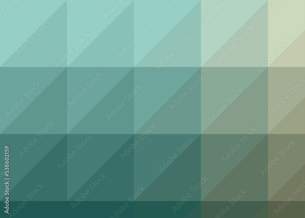 Fototapeta premium Abstract color Low-Polygones Generative Art background illustration