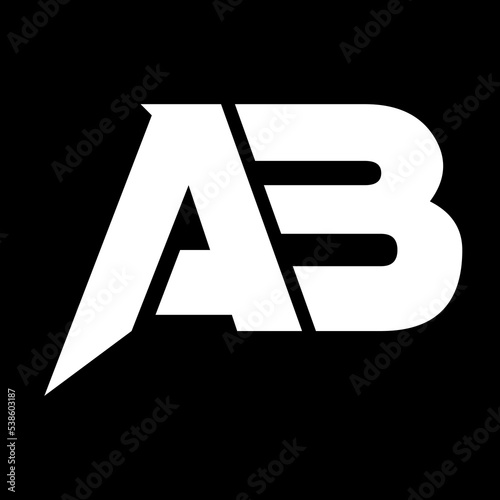 A Logo | A Vector logo | A black template