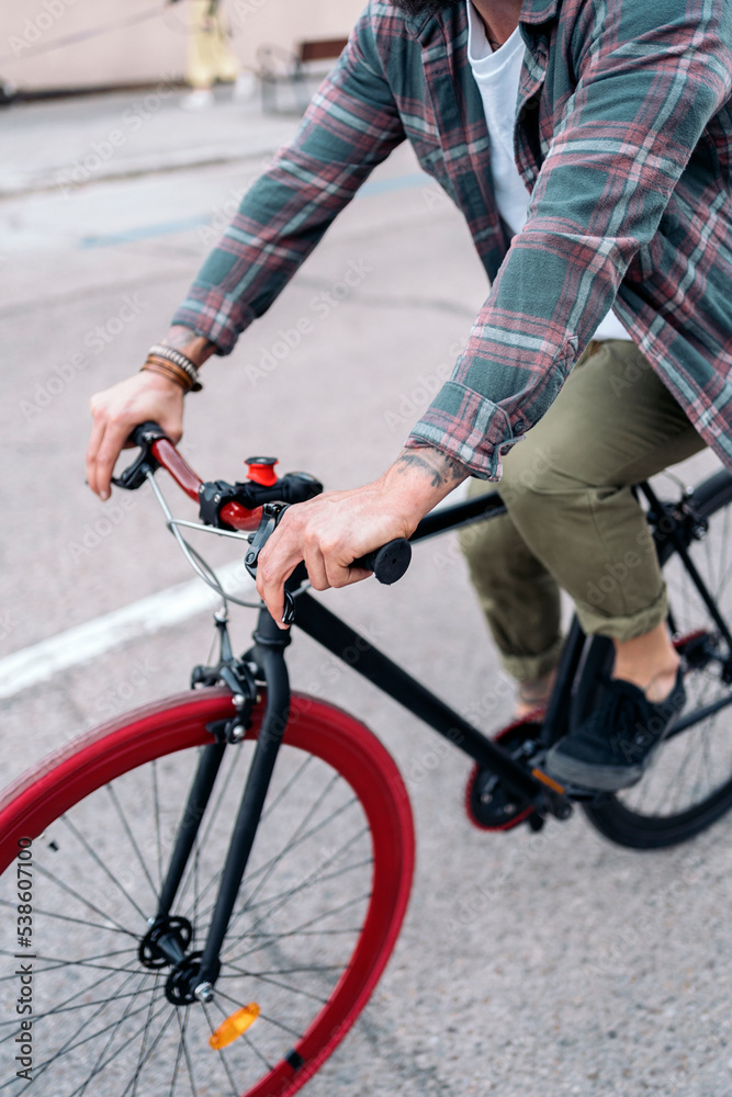 Man Riding Cool Bike