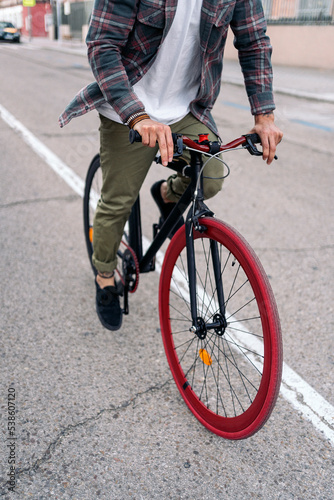 Man Riding Cool Bike