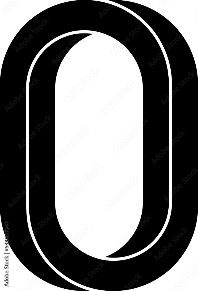 Impossible shape numbers font 0 . Impossible shape numbers font 0 .
