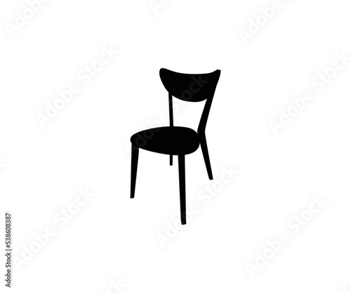 Chair vector isolated icon. Emoji illustration. Chair vector emoticon