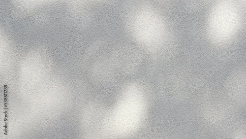 Abstract leaves gray shadow background with light bokeh, Abstract gray shadow background of natural leaves tree branch falling on white wall and wallpaper texture