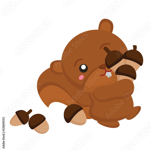 Squirrel Animal Illustration Vector Clipart