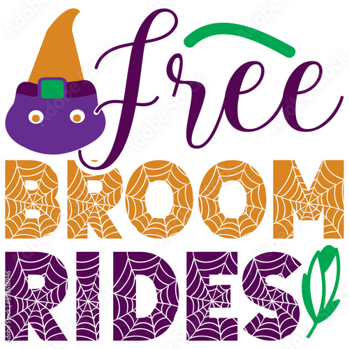 Wallpaper Mural Free Broom Rides, Halloween SVG Design, Halloween T-Shirt Design, SVG, SVG Design, Halloween, Halloween Cut Files Torontodigital.ca