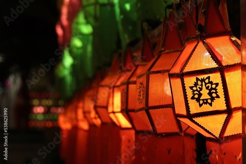 Lantern of Thai tradition  loy kratong festival