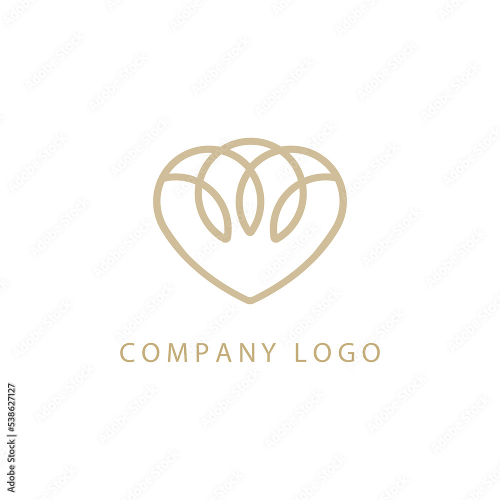 Obraz premium Diamond, jewel simple abstract logo. Cosmetic industry, beauty concept. Company logo.
