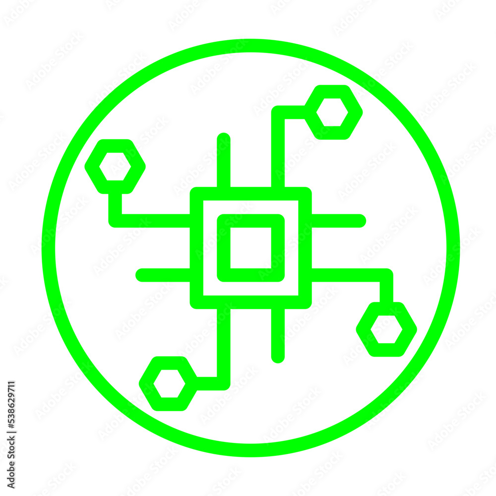 Fototapeta premium green energy bulb