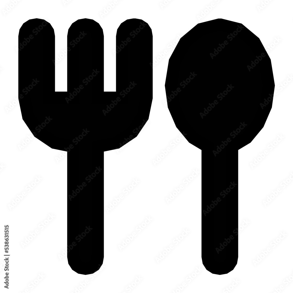 Fork and Spoon Vector Icon