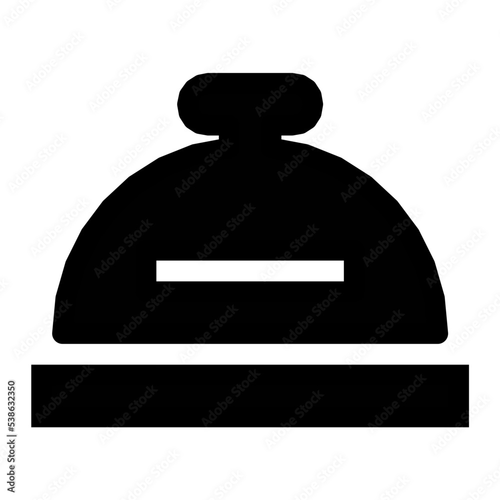 Obraz premium Cloche Vector Icon
