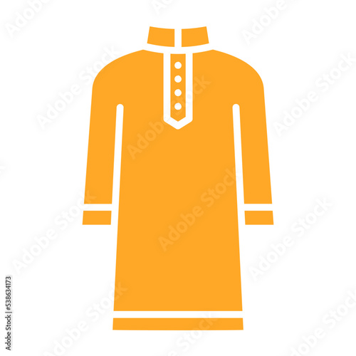 Kurta Multicolor Glyph Icon