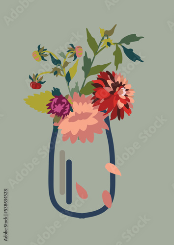 flowers in vase