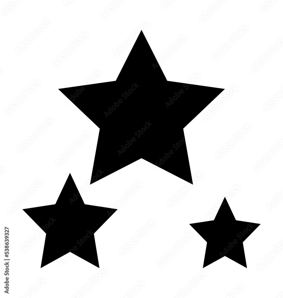Obraz premium Stars Vector Icons 