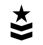 Star Shield Vector Icon 