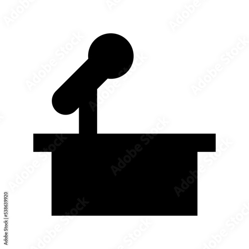 Dais Vector Icon 