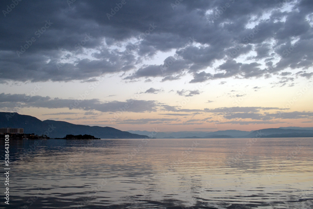 Naklejka premium Leaving Gouvia marina at Corfu in the morning.