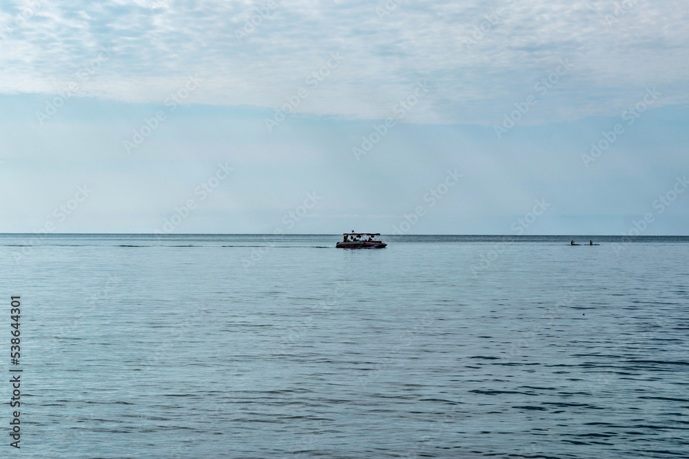 fishing boat in the sea