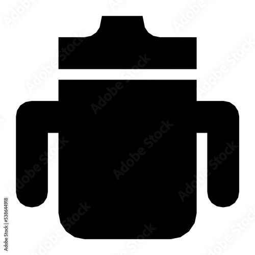 Baby Cup Vector Icon 