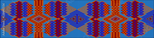  Pattern, ornament,  tracery, mosaic ethnic, folk, national, geometric  for fabric, interior, ceramic, furniture in the Latin American style.
