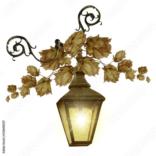Lampada lampione per decorazione grafiche photo