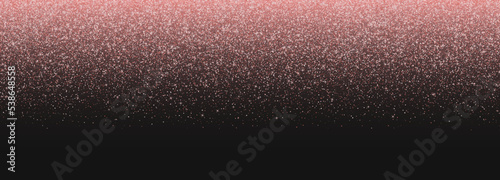 Pink glitter rain, falling magic rose gold sparkles, shiny fairy star dust, bright colorful confetti. Vector illustration.
