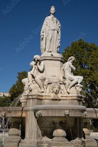 La Fontaine Pradier à Nîmes (Gard/France)