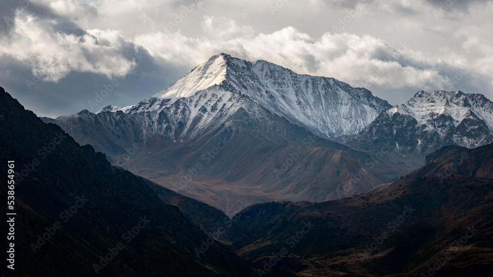 Caucasus Mountains and Valleys in October, Russia