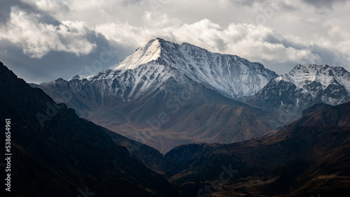Caucasus Mountains and Valleys in October, Russia