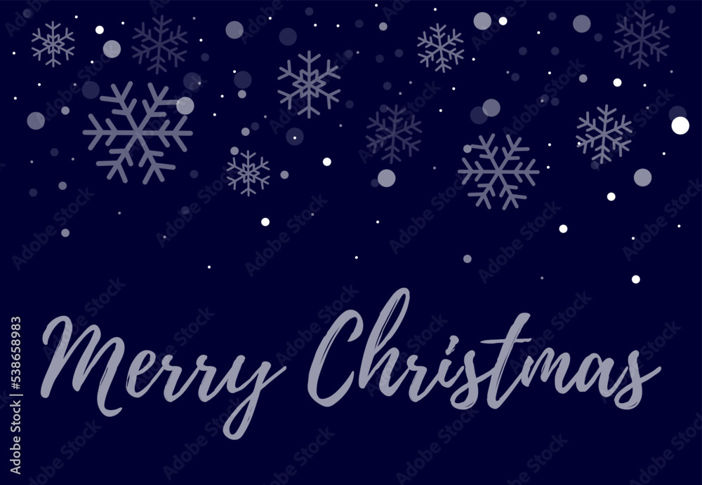 merry christmas card with snowflakes. background with snowflakes. winter. Seasonal greeting card template merry christmas card with snowflakes. background with snowflakes. winter. Seasonal greeting card template
