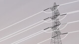 High Voltage Electric Transmission Tower 3d illustration