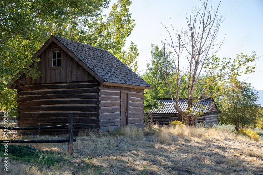 old wooden house in the woods old wooden house in the woods