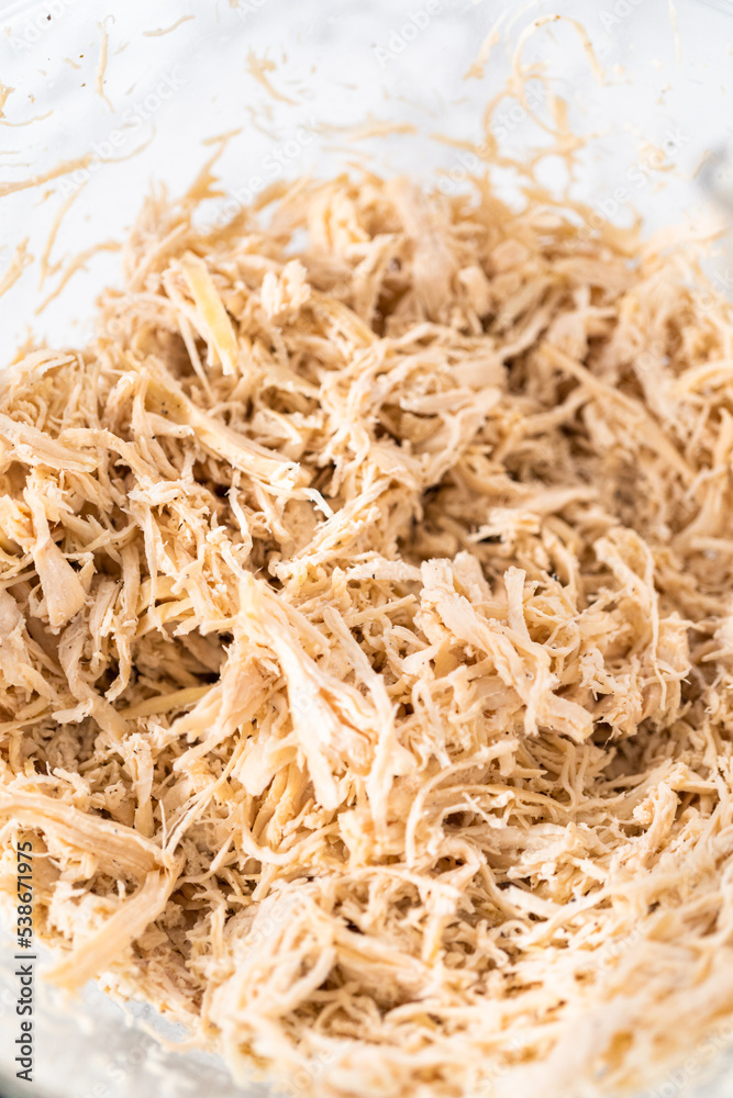 Shredded chicken