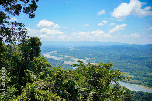 Viewpoint in Manu national park, Peru. 