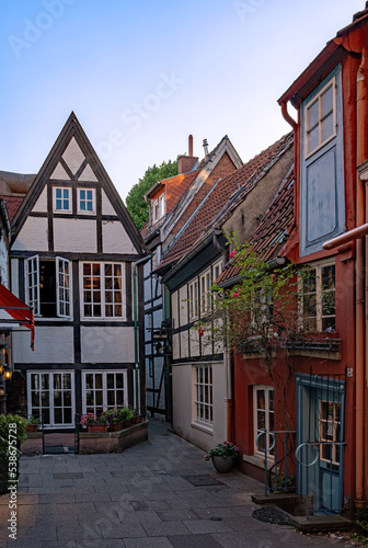 Altstadt von Bremen in Deutschland 