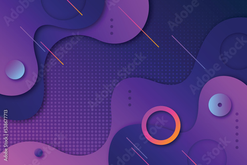 gradient dynamic wavy background vector design illustration