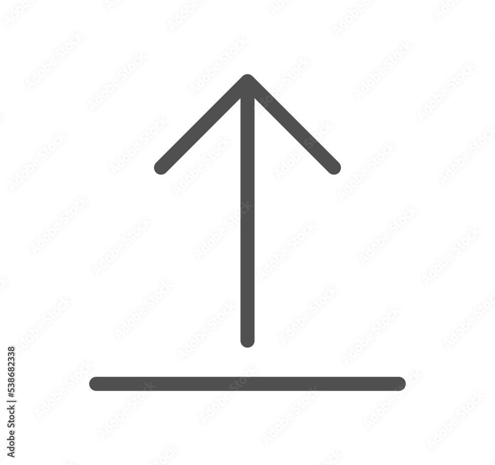 Arrow icon outline and linear vector.
Arrow icon outline and linear vector.