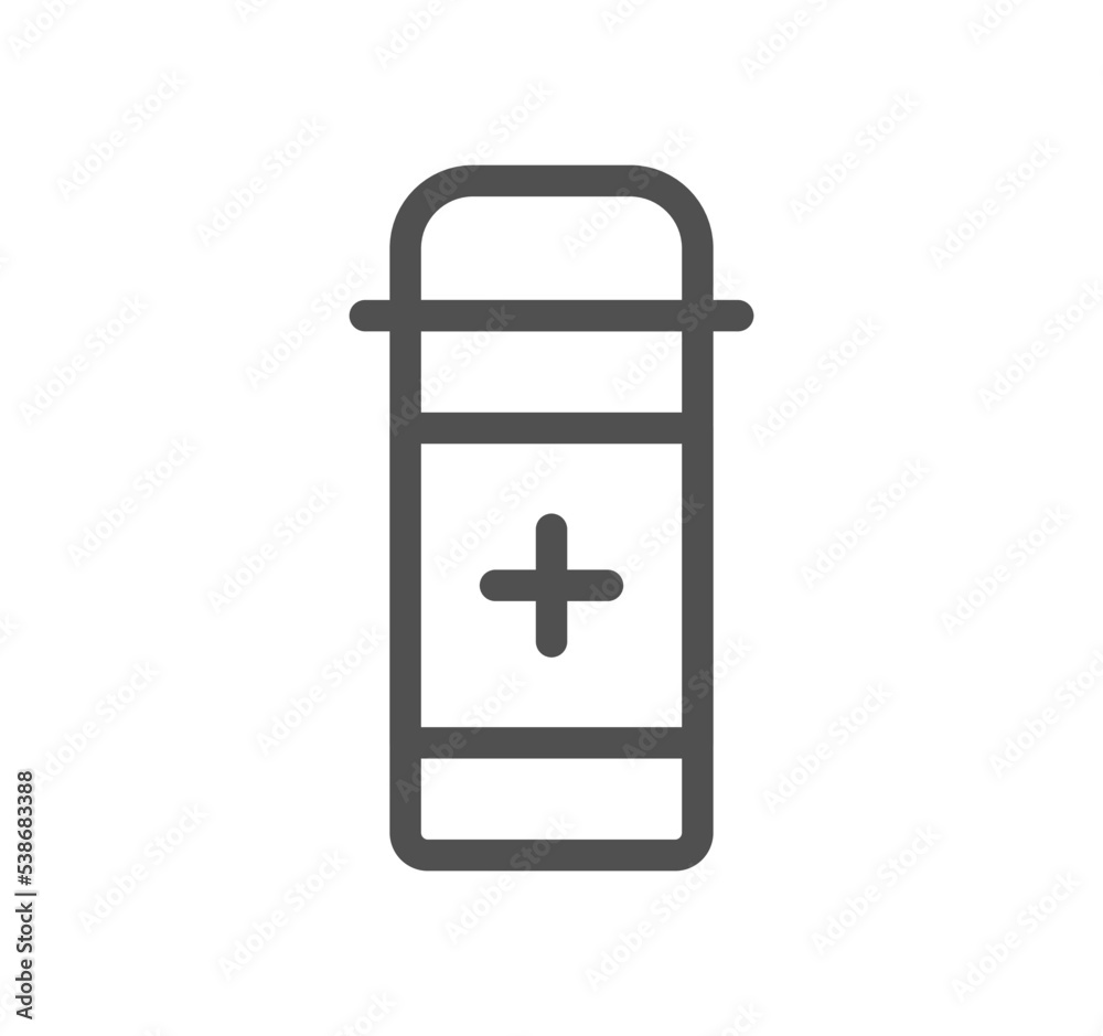 Obraz premium Health icon outline and linear vector. 
