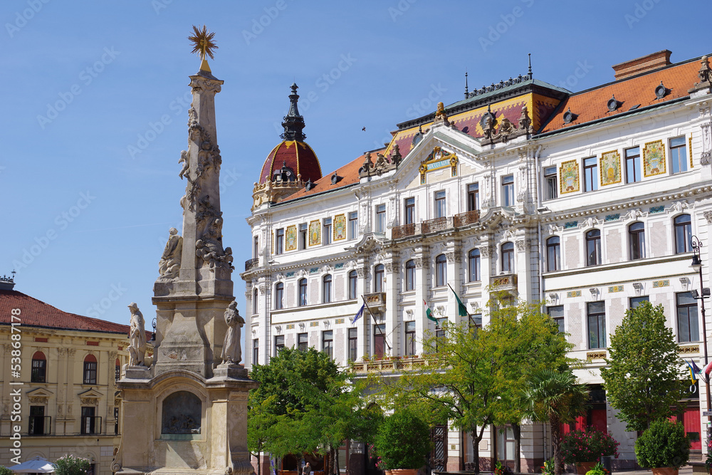 Architecture de la ville de Pécs, Hongrie