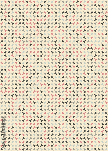 Abstract Geometric Pattern generative computational art illustration
