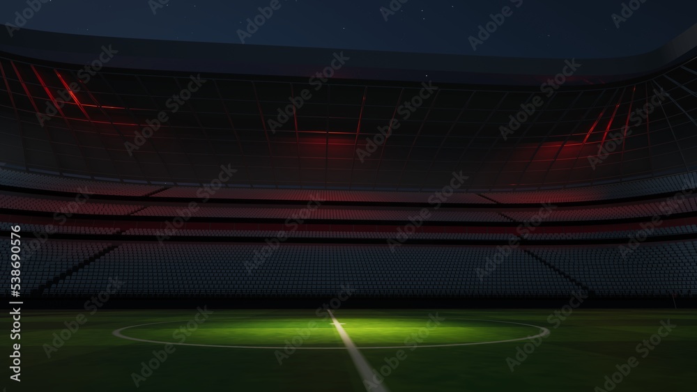 Αυτοκόλλητο Football stadium at night