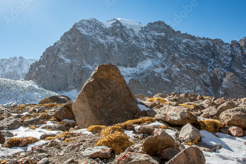 Snow in the mountains