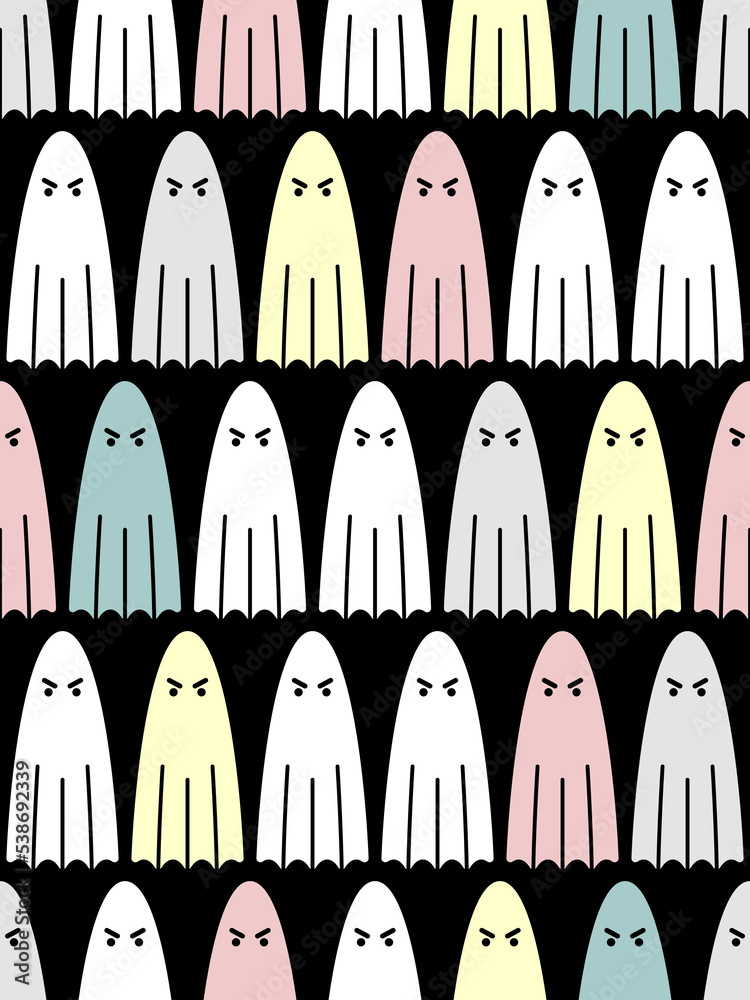 Ghost Pattern seamless. spook Background. halloween texture Ghost Pattern seamless. spook Background. halloween texture
