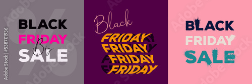 Black Friday Sale. Banner, poster