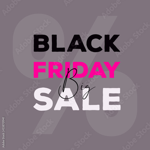 Black Friday Sale. Banner, poster