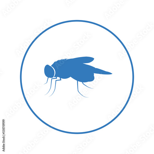 Danger malaria mosquito borne icon | Circle version icon |