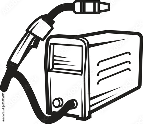 Welding Power Source and Clamp Icon