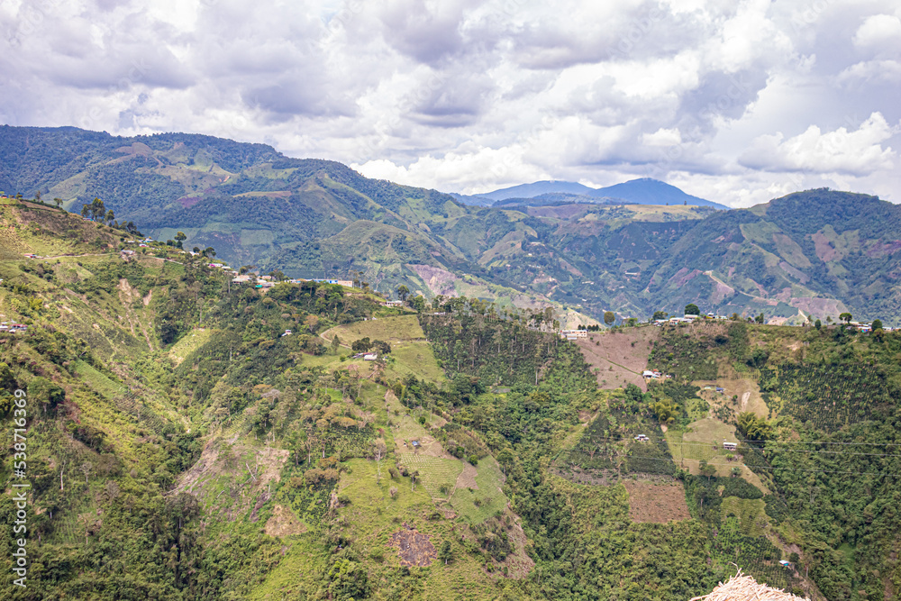 view from the top of the mountain Salto de Bordones