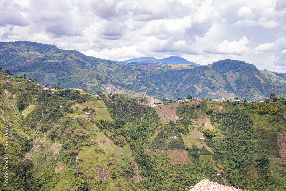 view from the top of the mountain Salto de Bordones