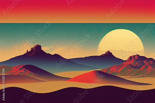 desert dreams Arizona vibes 90s  feel the summon  Western desert print design for t shirt. Arizona desert vibes 2d artwork design.